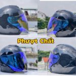 Đen bóng kính Revo xanh